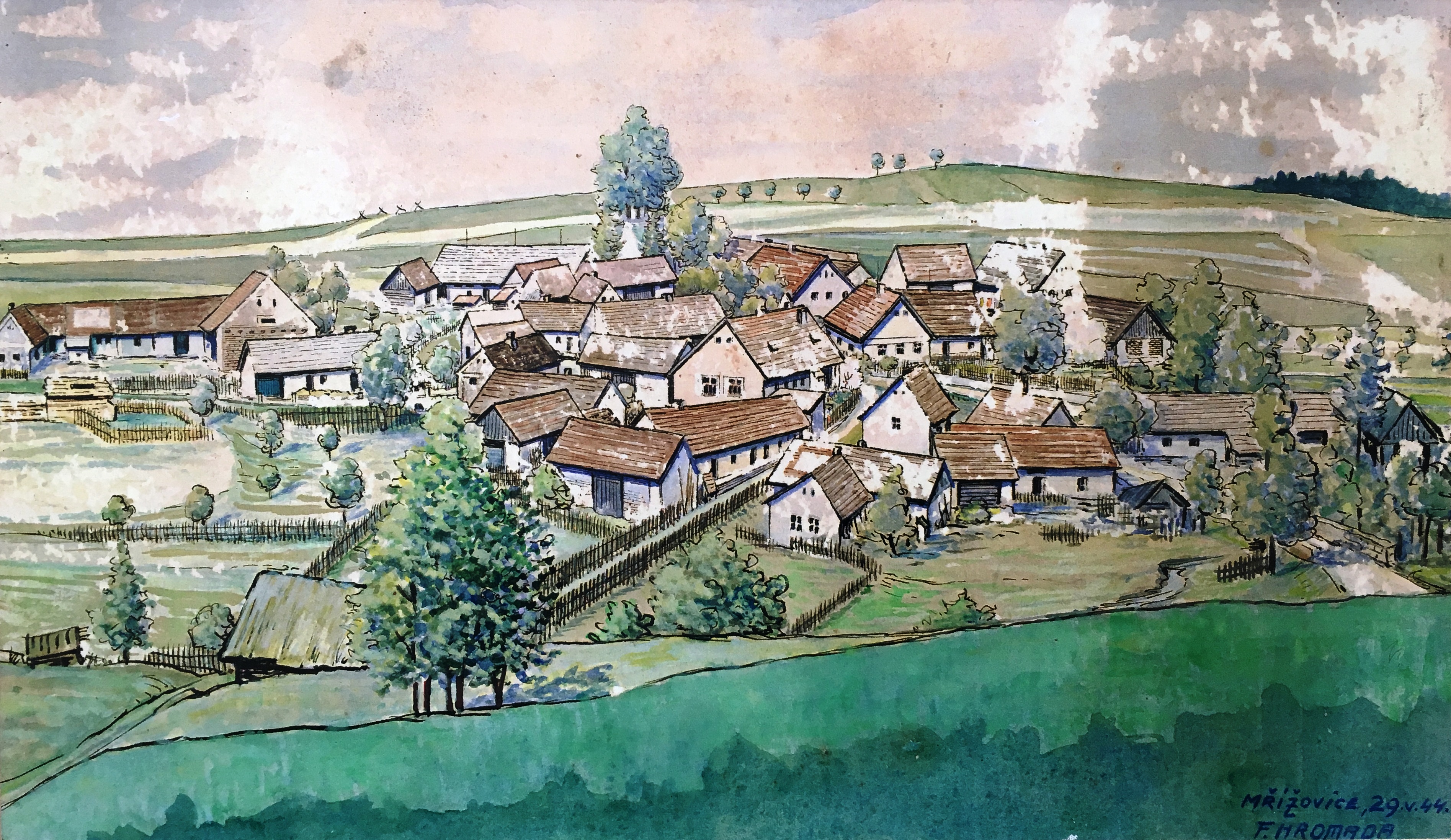 Mžížovice - František Hromada - 1944