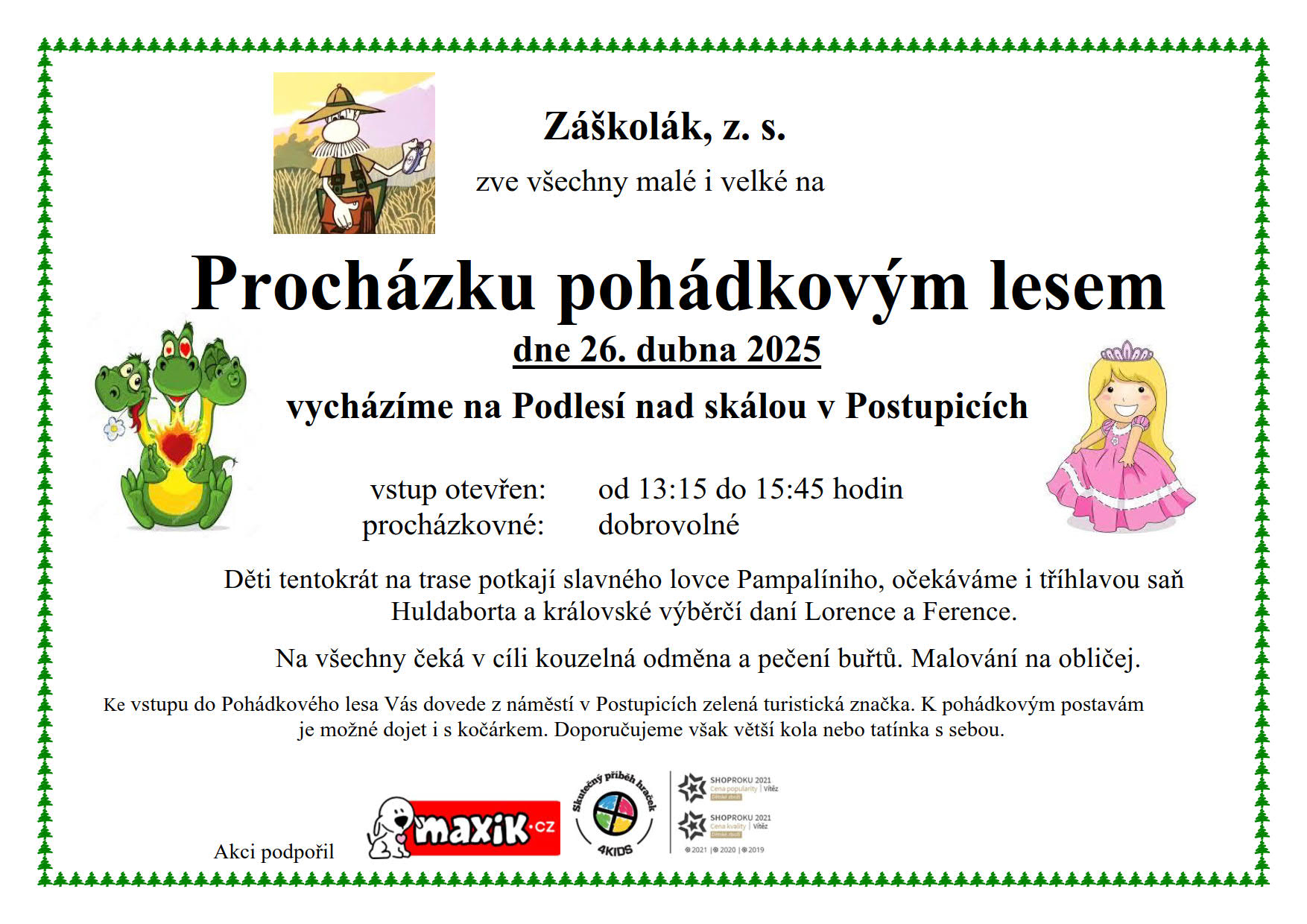 Procházka pohádkovým lesem 26. 4. 2025