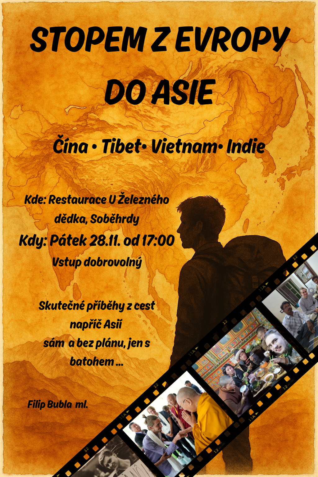 Stopem z Evropy do Asie