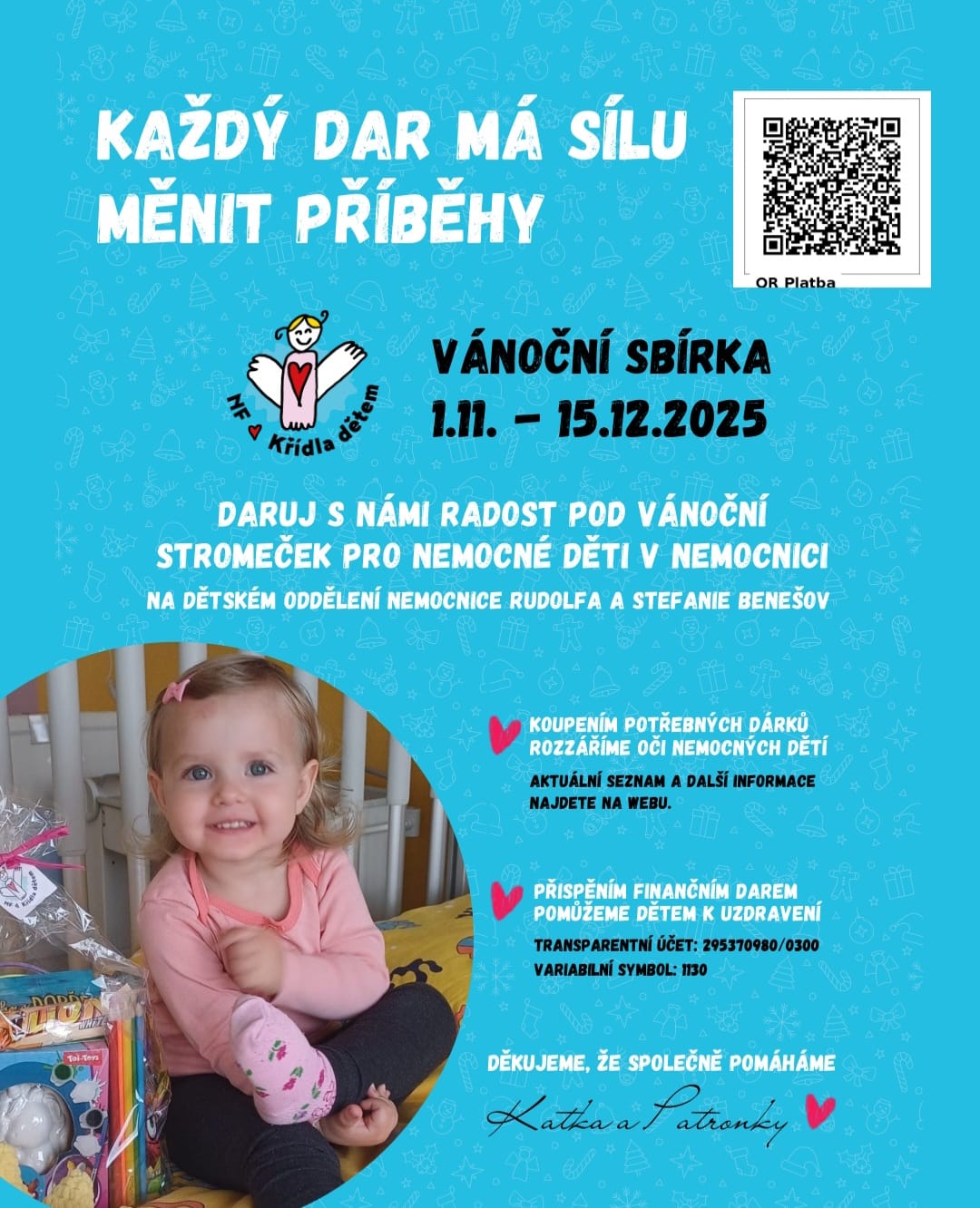 NF Křídla dětem - Vánoční sbírka