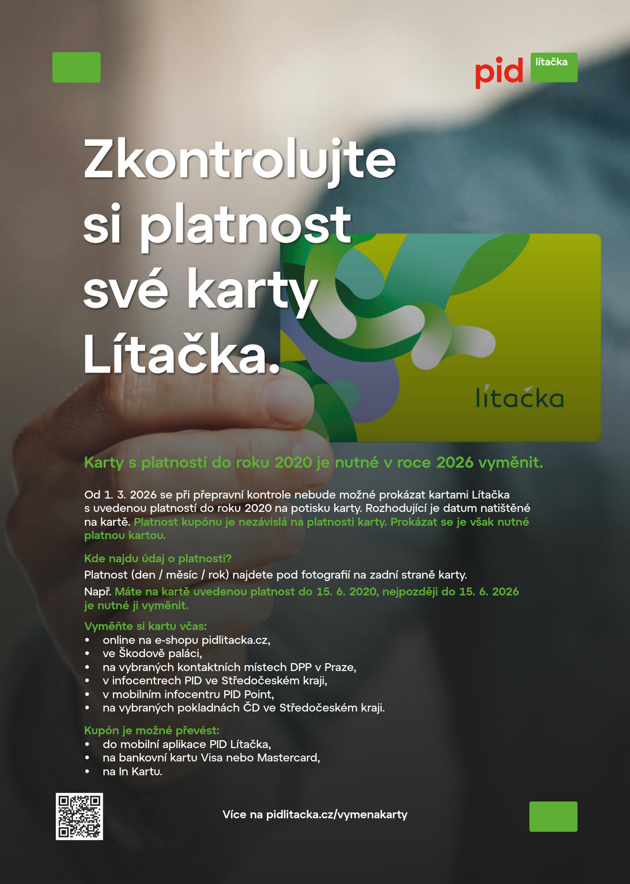 Kontrola platnosti Lítačky