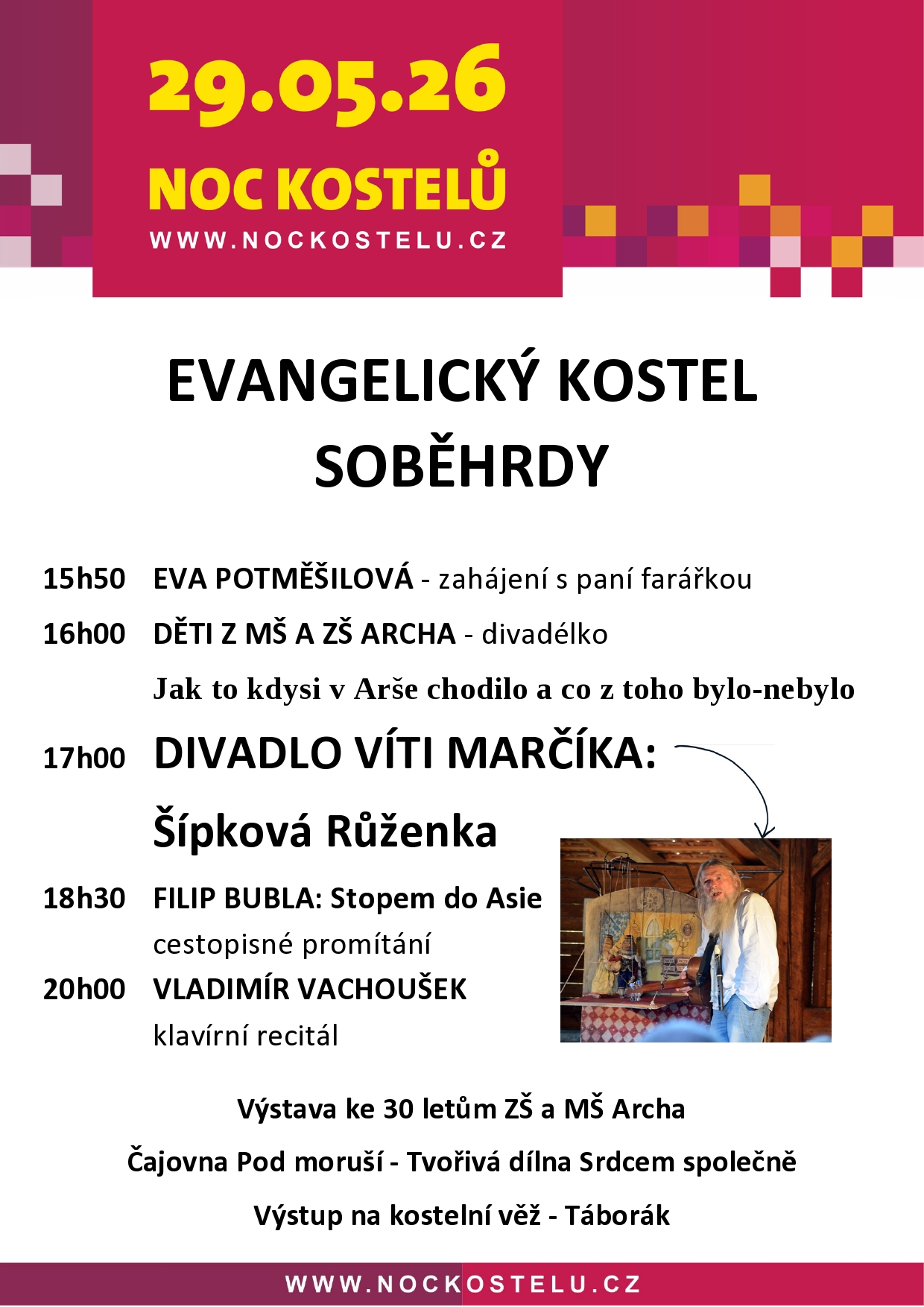 Noc kostelů 29. 5. 2026