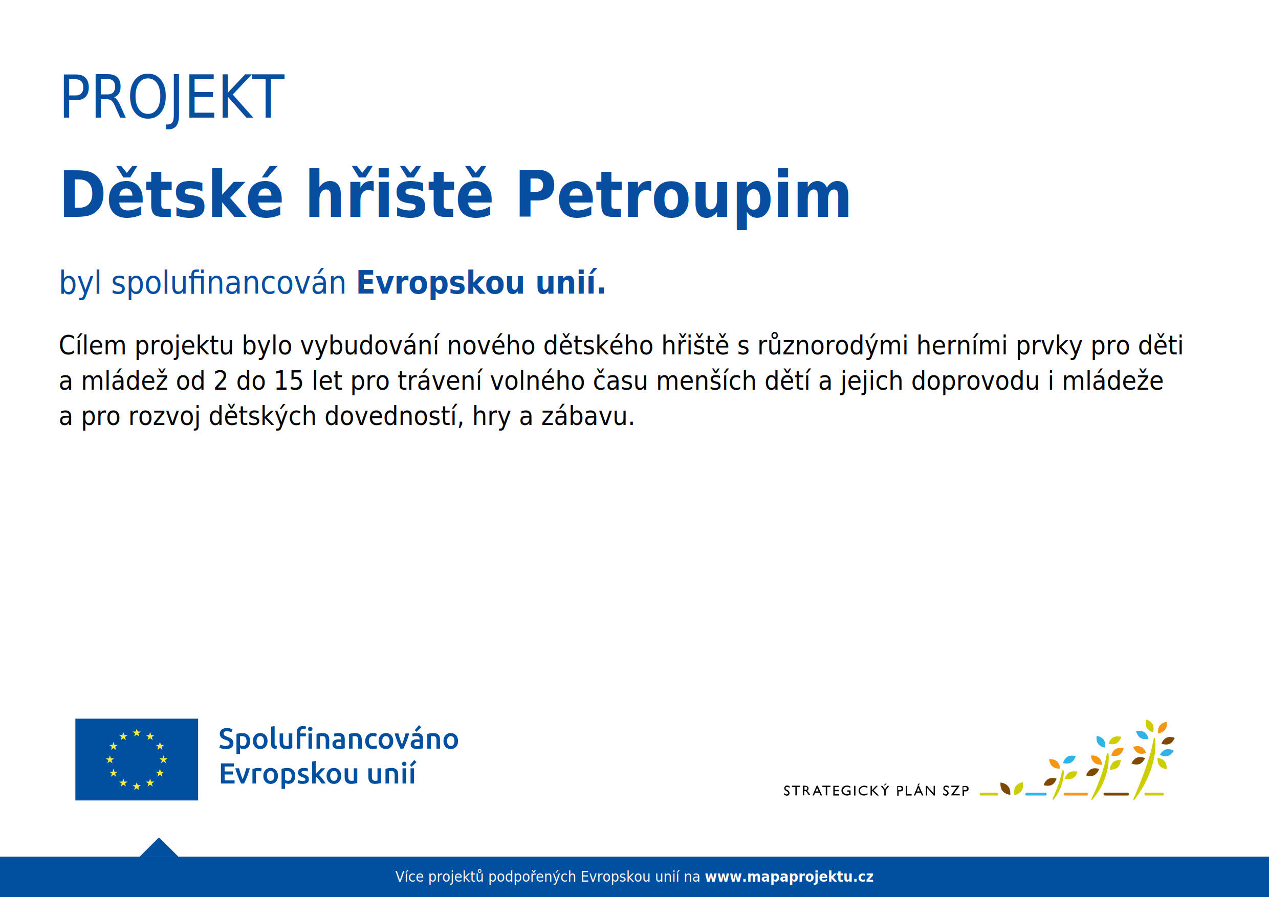 Dětské hřiště Petroupim